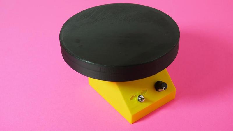 DIY Motorized Turntable for Photo & Video Version 2.0