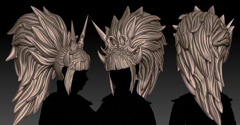 3D HAIR STYLE FOR GIRL