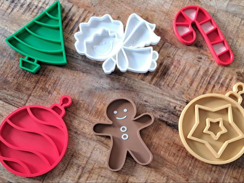 Christmas filling molds