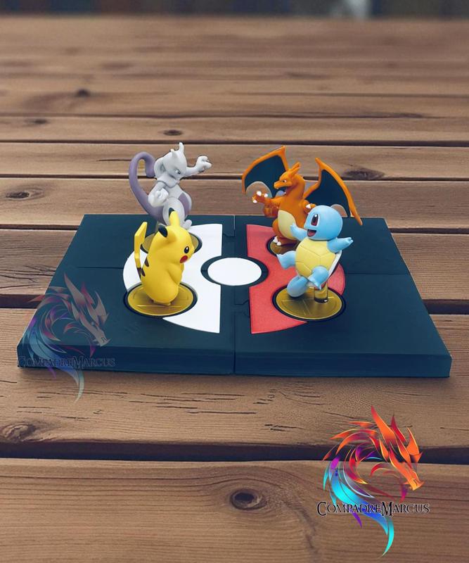 Pokémon Battlefield Amiibo Stand / no stands / multiparts