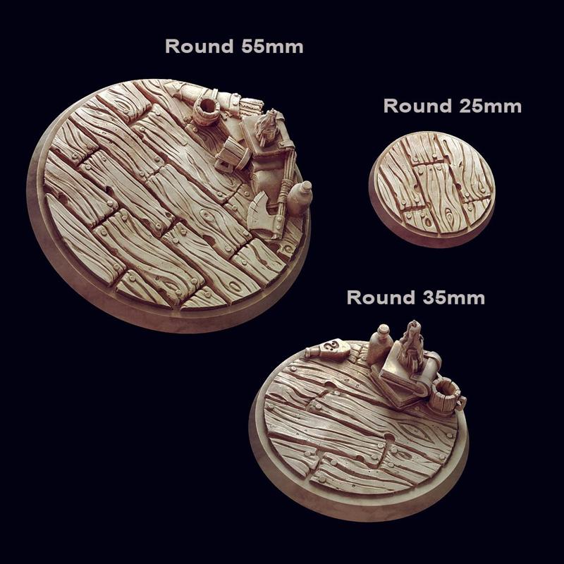Wooden floors - Tavern theme - Round pack
