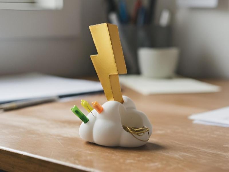 Zeus's Thunderbolt Desk Caddy