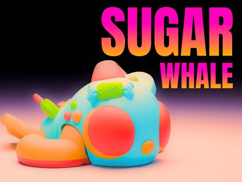 Sugar Whale | Articulated Fantasy Creature