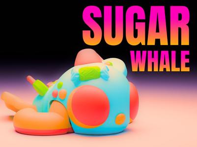 Sugar Whale | Articulated Fantasy Creature