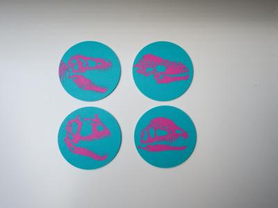 Dinosaur coasters