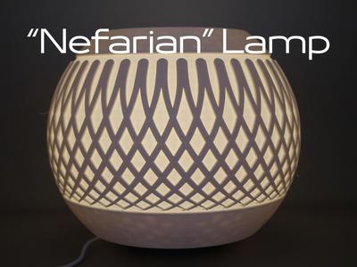 "Nefarian" Lamp – Where Light Meets Dark Elegance