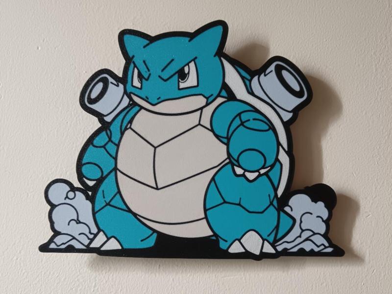Pokémon Blastoise Wall Decoration