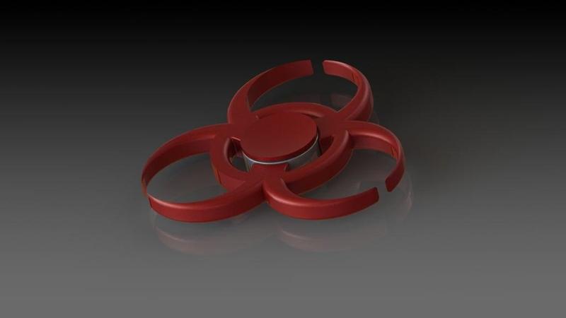 Biohazard fidget sipinner