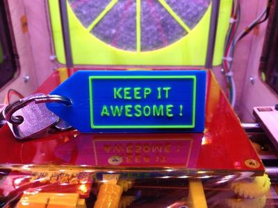 OmNomNom Keychain Template