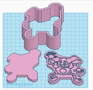 Pokemon: Mr. Mime 3 Piece Bath Bomb Mold