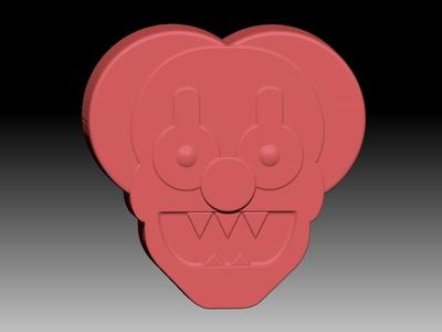 CREEPY CLOWN SOLID SHAMPOO AND MOLD FOR SOAP PUMP
