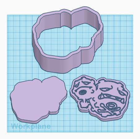 Pokemon: Weezing 3 Piece Bath Bomb Mold