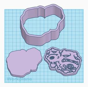 Pokemon: Weezing 3 Piece Bath Bomb Mold