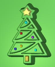 Christmas pine (Mold Bath Bomb Solid Shampoo)