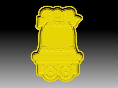 BELL WAGON BATH BOMB MOLD