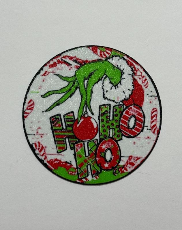 Coaster Grinch ho ho ho 4 colors