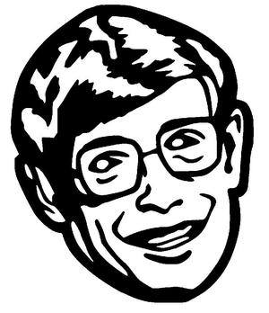 Stephen Hawking Cookie Cutter