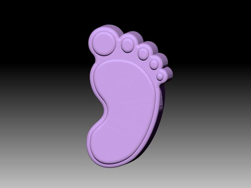 RIGHT BABY FOOT SOLID SHAMPOO AND MOLD FOR SOAP PUMP