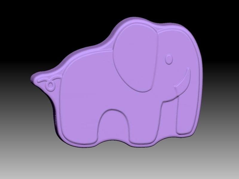 ELEPHANT LOVE 4 SOLID SHAMPOO AND MOLD FOR SOAP PUMP