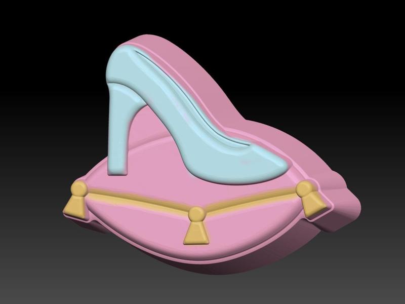 CINDERELLA´S SLIPPER SOLID SHAMPOO AND MOLD FOR SOAP PUMP