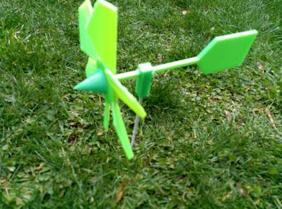 Molinillo con veleta (windmill)