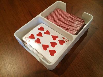 Playing Card Draw/Discard holding tray