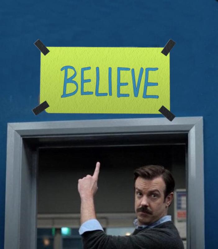 BELIEVE - Sign / Magnet