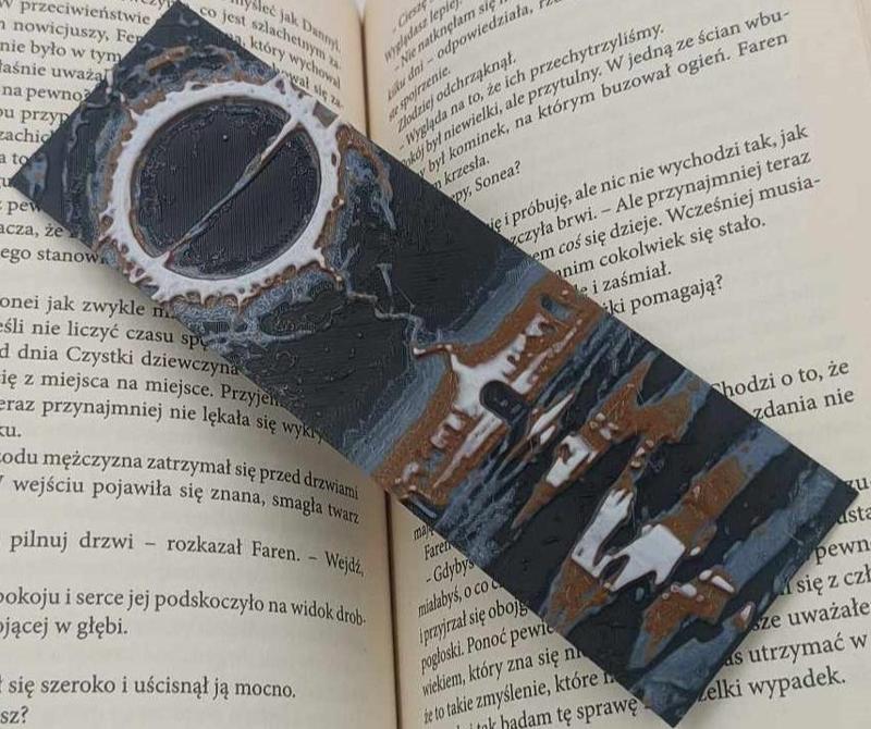 The Night Sky Bookmark - Hueforge 150x50 