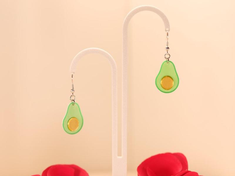 Avocado earrings - stud and pendants
