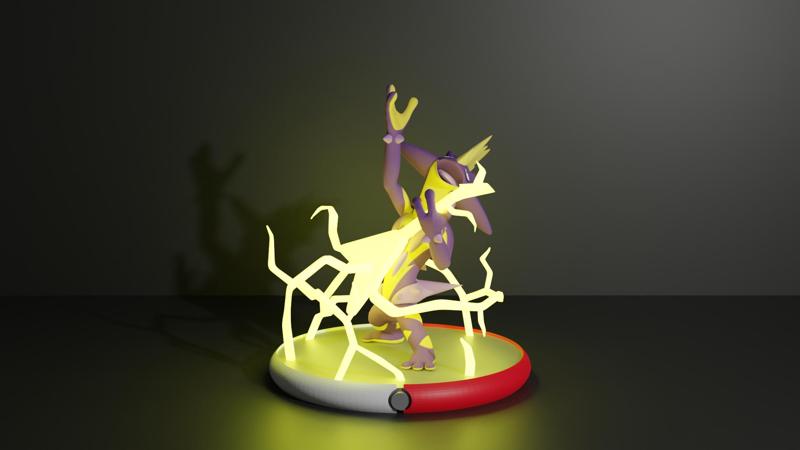Toxtricity pokemon 3D print model