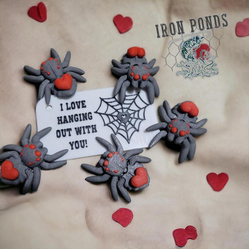 Valentines day card(spider themed)