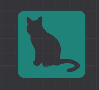 Sitting Cat Stencil