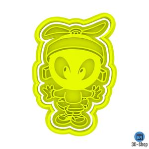 Looney tunes 5" cookie cutter