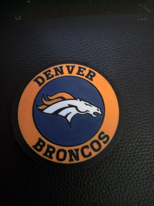 Denver Broncos coaster
