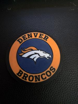 Denver Broncos coaster