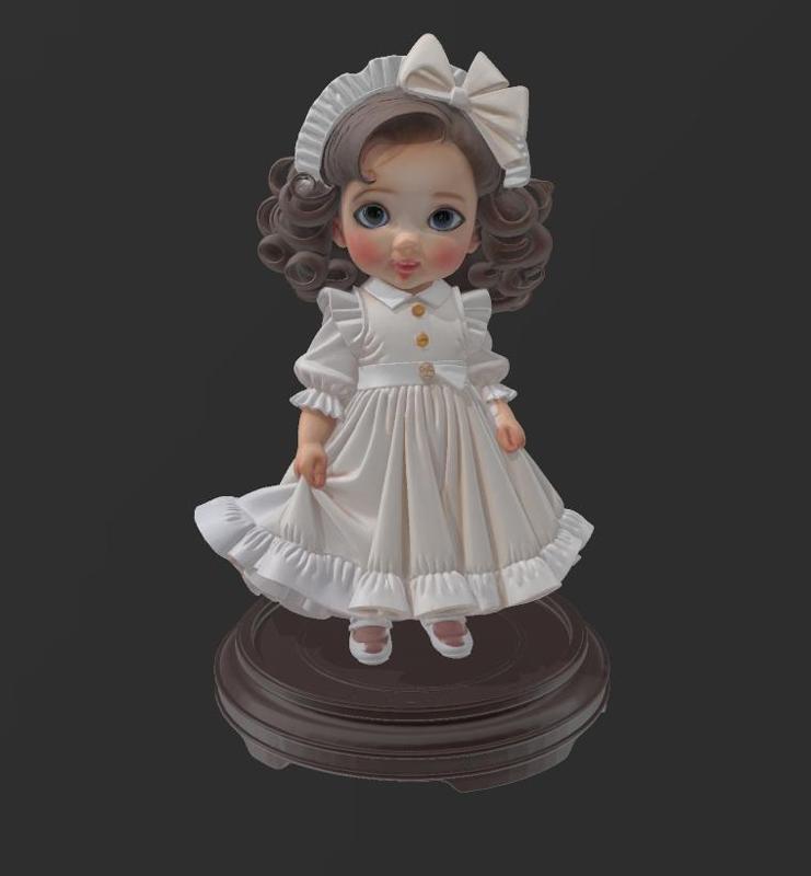 BABY GIRL WITH DRESS FROM "ADORABLE" COLLECTION