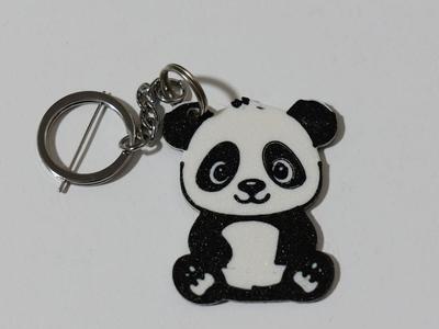 Cute panda keychain