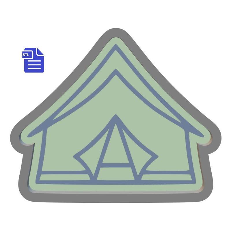 1pc Camping Tent Bath Bomb Mold