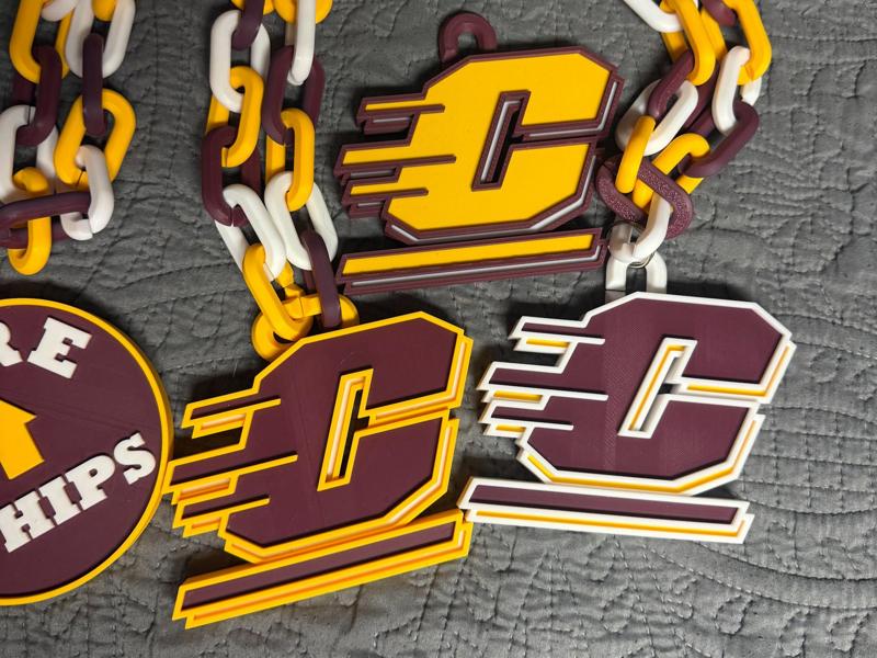 Central Michigan University Necklace Pendant