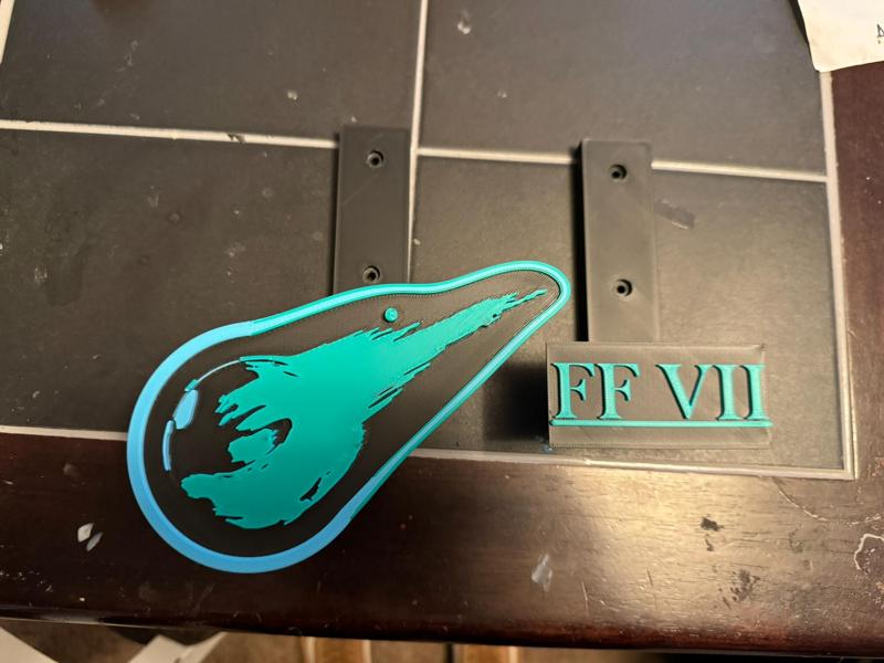 Buster Sword wall mounts