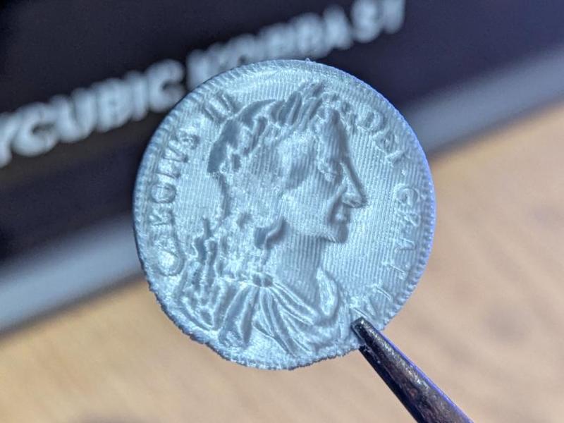 Charles II 1676 Silver Half Crown Coin