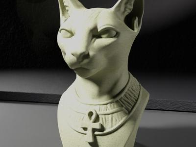 Egyptian cat figurine