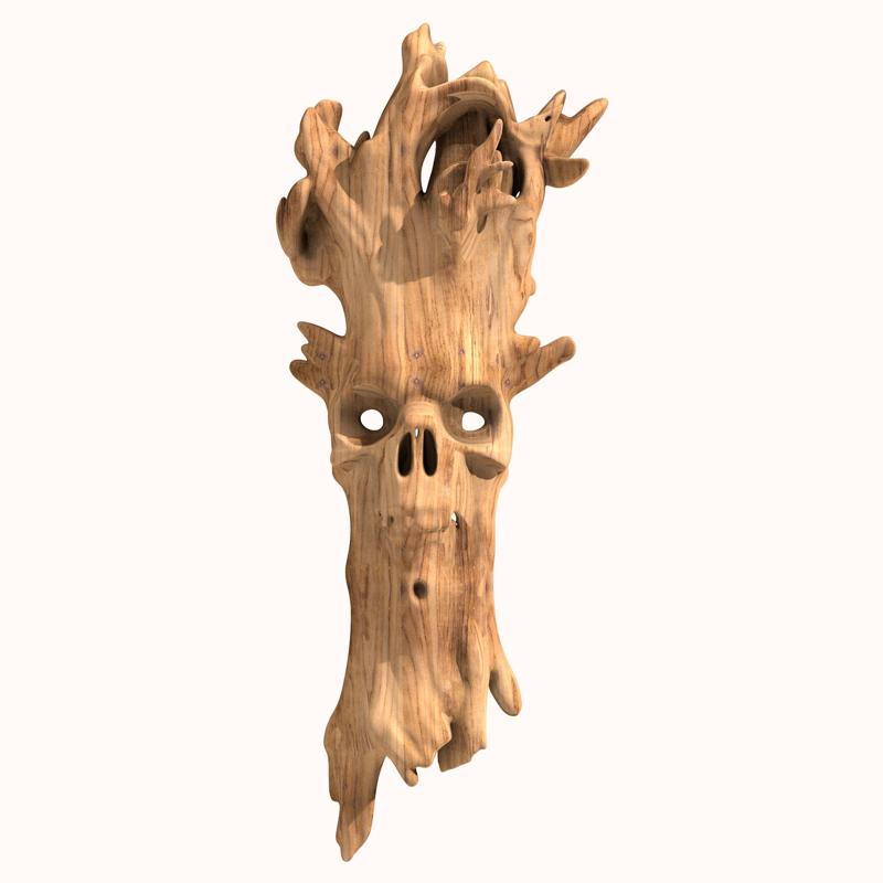 Wooden Skull