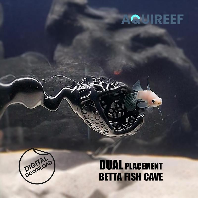 Dragon Egg Fish Cave | Unique Aquarium Decoration | Dual Use Fish Tank Cave | Unique Design Betta Toy
