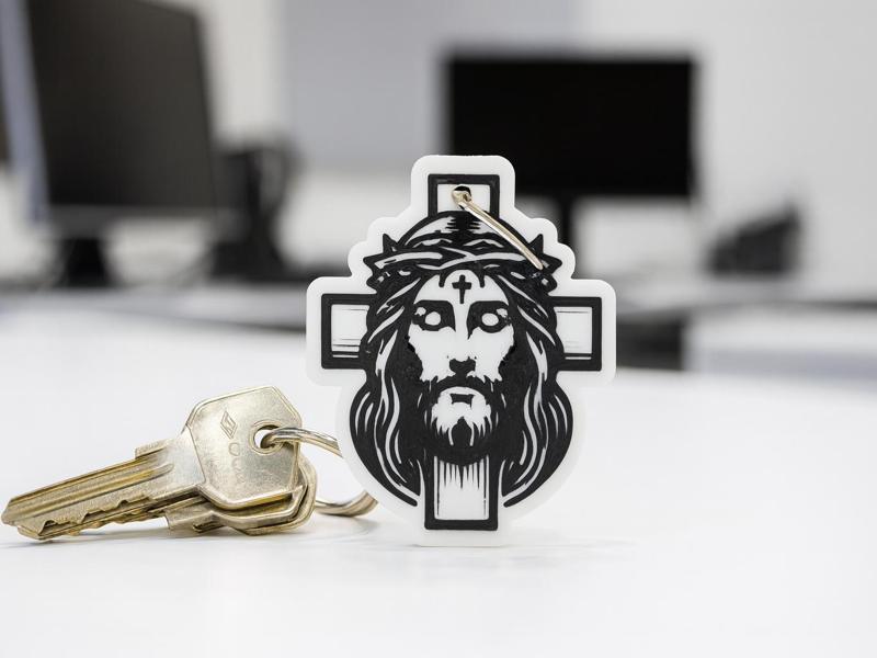 jesus keychain