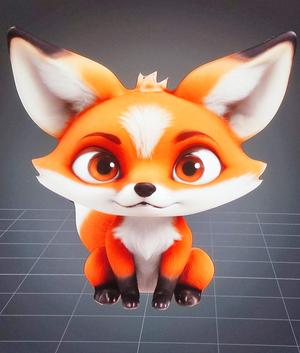 Knops fox baby toy and to collect
