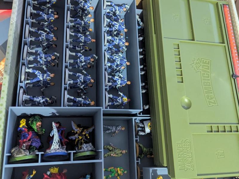 Rangement figurines Marvel Zombies