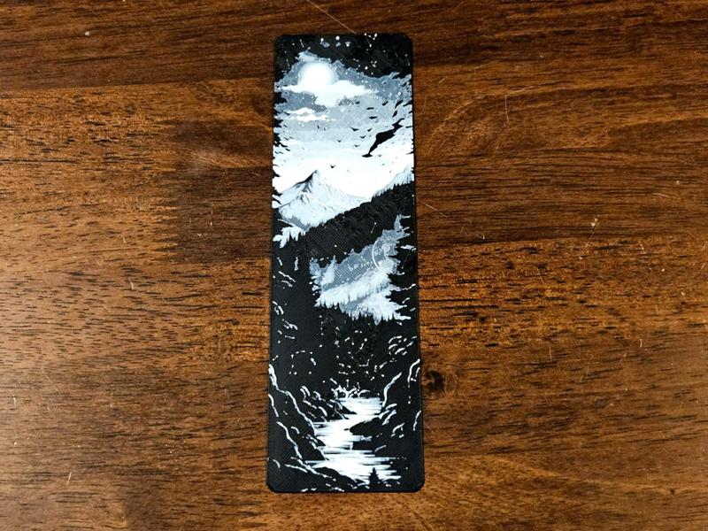 Night Landscape - A Bookmark