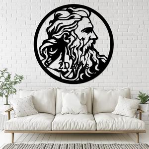 God in Old Men Style 2D Wall Art/Window Art