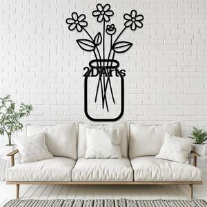 Flowers in Jar 2D Wall Art/Window Art